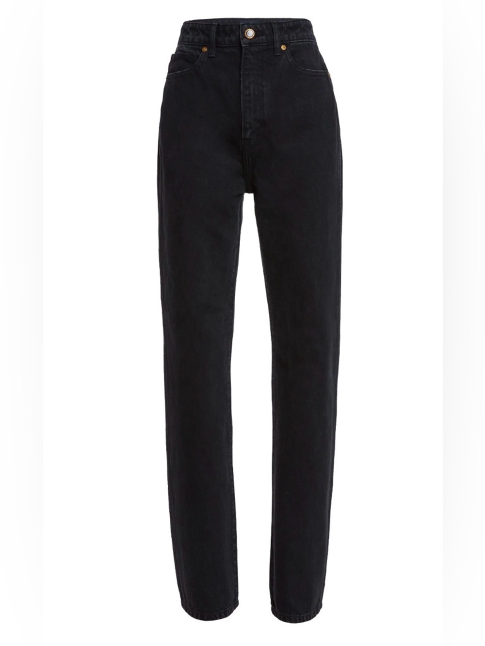 KHAITE Black Slim Straight Men's Jeans